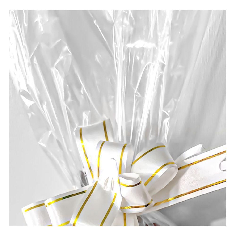 Saco Celofane Transparente Para Cestas - 25 Unidades Medida 45 Cm X 59 Cm - 5