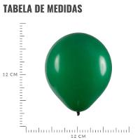 Balão De Látex Verde Liso - 5 Polegadas - 50 Unidades - 3