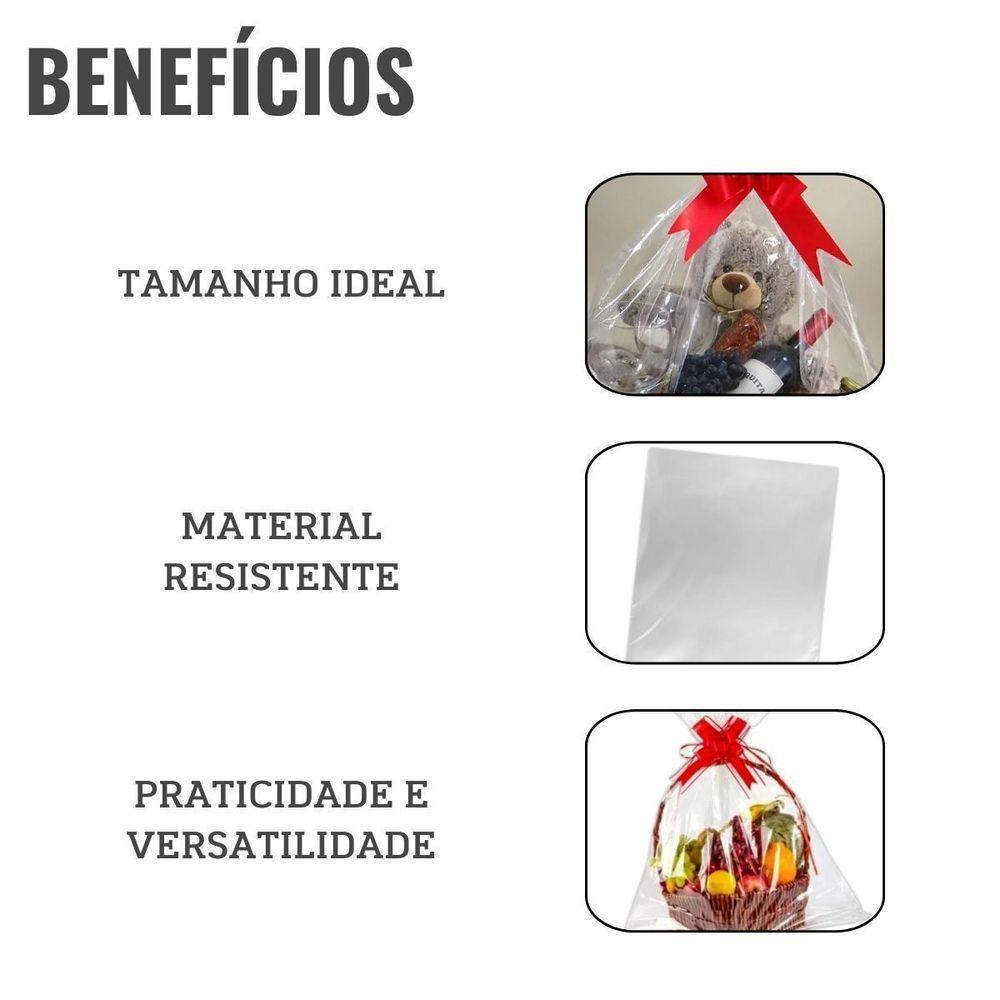 Saco Poli Para Cestas 52cm X 70cm - 3 Unidades - 3