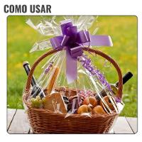 Saco Poli Para Cestas 60cm X 90cm - 25 Unidades