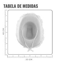 Chapéu Country Cowboy Princesa Branco Com Plumas - 6