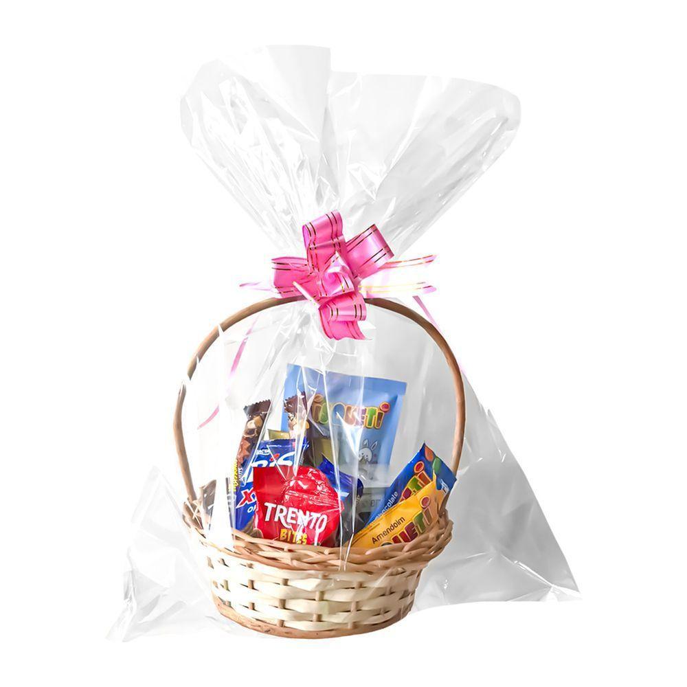 Saco Celofane Transparente Para Cestas - 25 Unidades Medida 52 Cm X 89 Cm - 2