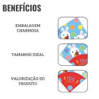 Envelope Express Ovo Floquinhos De Páscoa 350 A 500g - 25 Un Cor Azul - 2