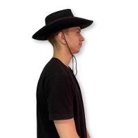 Chapéu De Xerife Preto Com Estrela Para Fantasias - 5