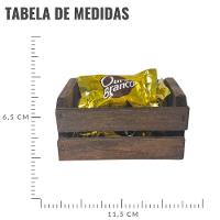 Mini Caixote De Madeira Páscoa 11,5 X 8 X 6 - 01 Unidade - 6