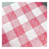 Guardanapo De Papel Xadrez Vermelho 20cm X 21cm - 50 Unidades - 5