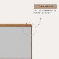 Balcão Para Escritório 2 Portas Com Chave Pequeno Freijó/branco - 8