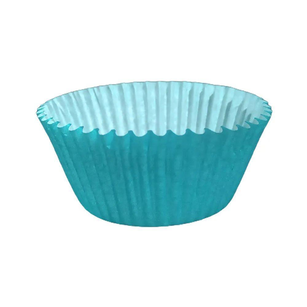 Forminha Para Cupcake Azul Claro - 45 Unidades - 4