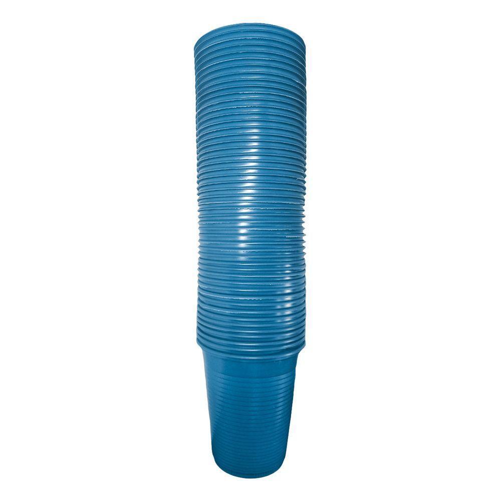 Copo Descartável Azul Escuro De Festa - 200ml - 50 Unidades - 2