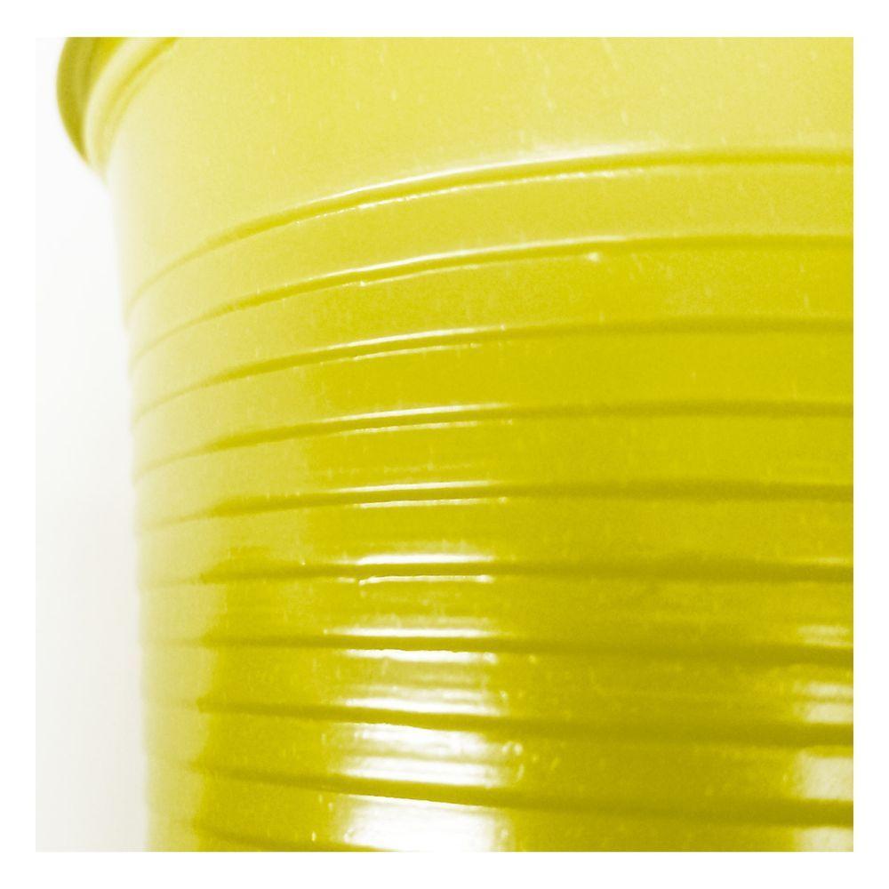 Copo Descartável Amarelo De Festa - 200ml - 50 Unidades - 4