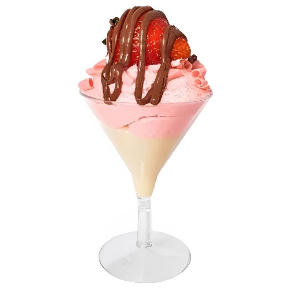 Mini Taça Coquetel Acrílico Transparente - 60ml - 10 Un - 5