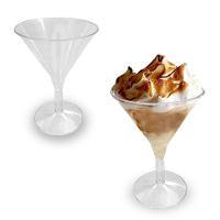 Mini Taça Coquetel Acrílico Transparente - 60ml - 10 Un