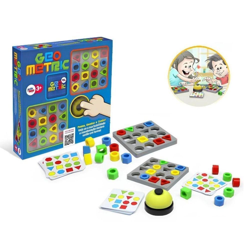 Jogo Pedagógico Geometric Com Campainha - 1