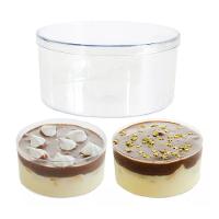 Embalagem Para Bolo De Pote Redonda Transparente 375 Ml - 1