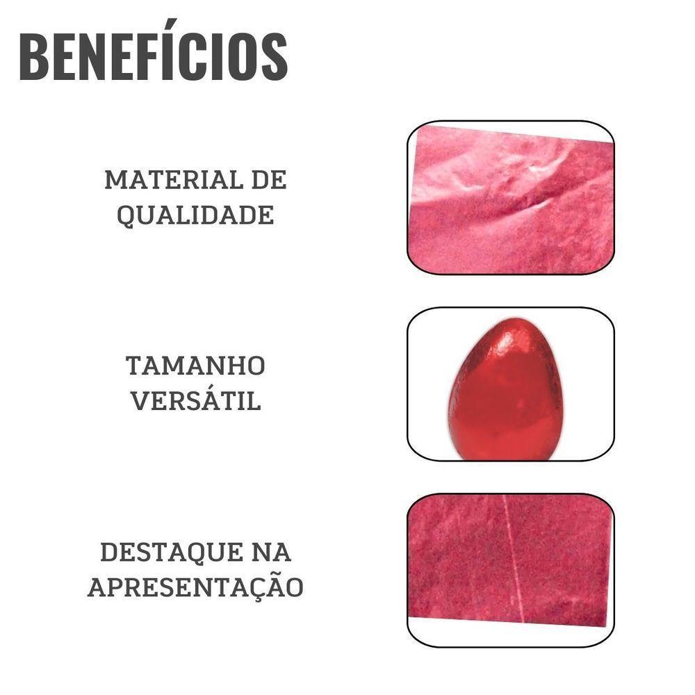 Papel Chumbo Vermelho 40cm X 50cm - 10 Unidades - 3