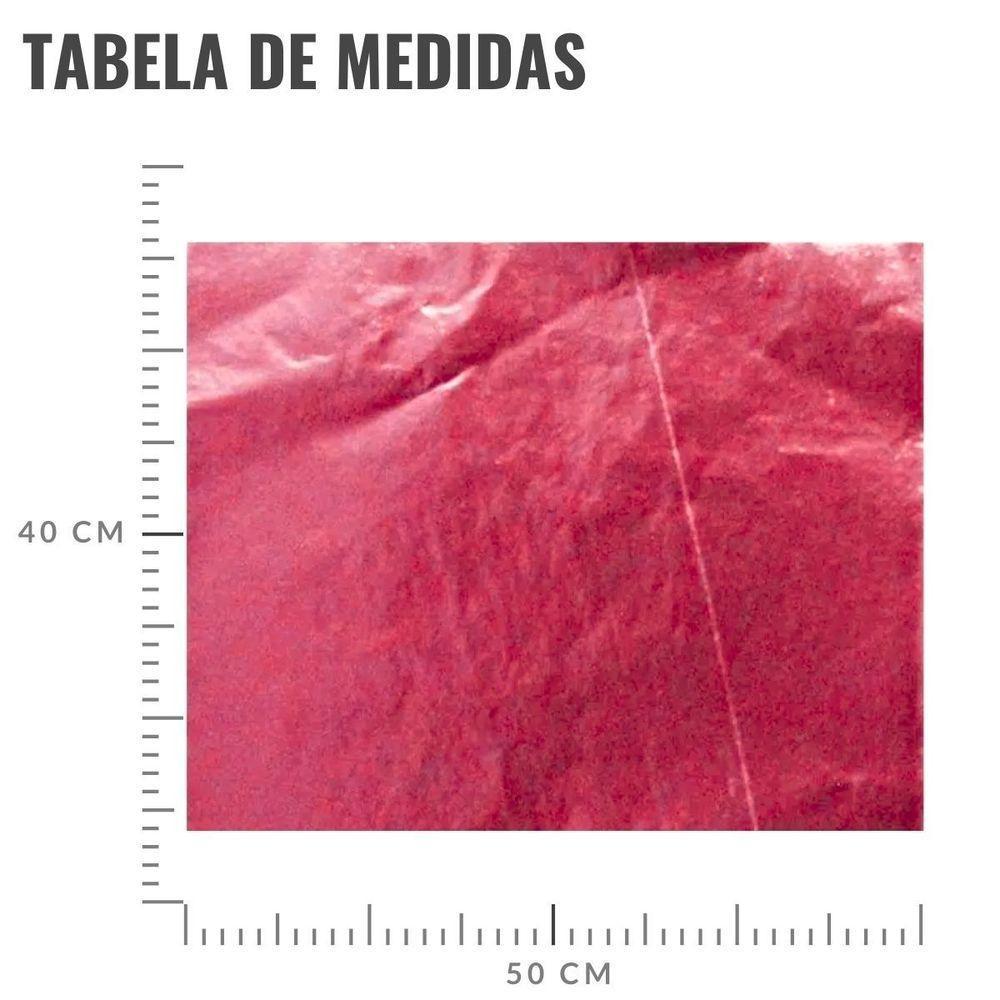 Papel Chumbo Vermelho 40cm X 50cm - 10 Unidades - 4