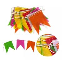 Bandeirinha Festa Junina De Papel Seda - 10 Metros
