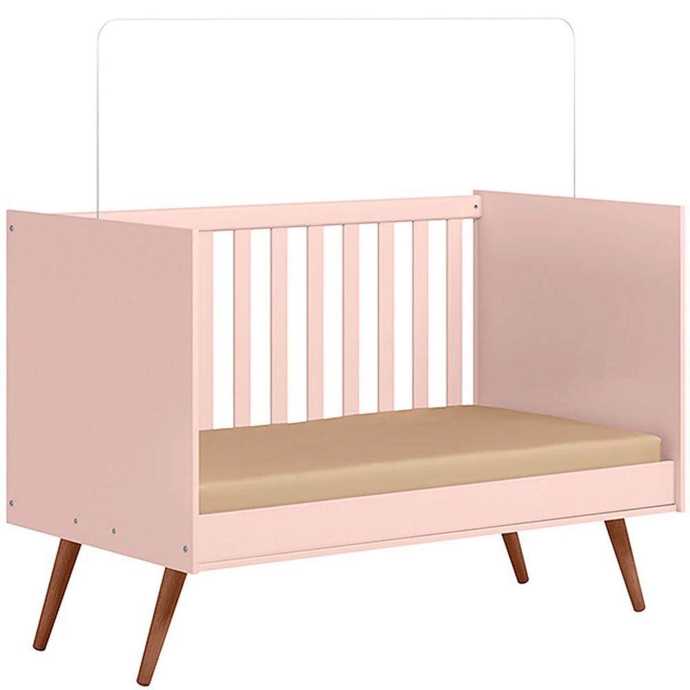 Berço Infantil Mini Cama Mdp/mdf Magia Rosa - 5