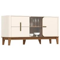 Balcao Buffet 2 Portas 2 Gavetas 165 Cm Rael Off White Nature Henn - 1