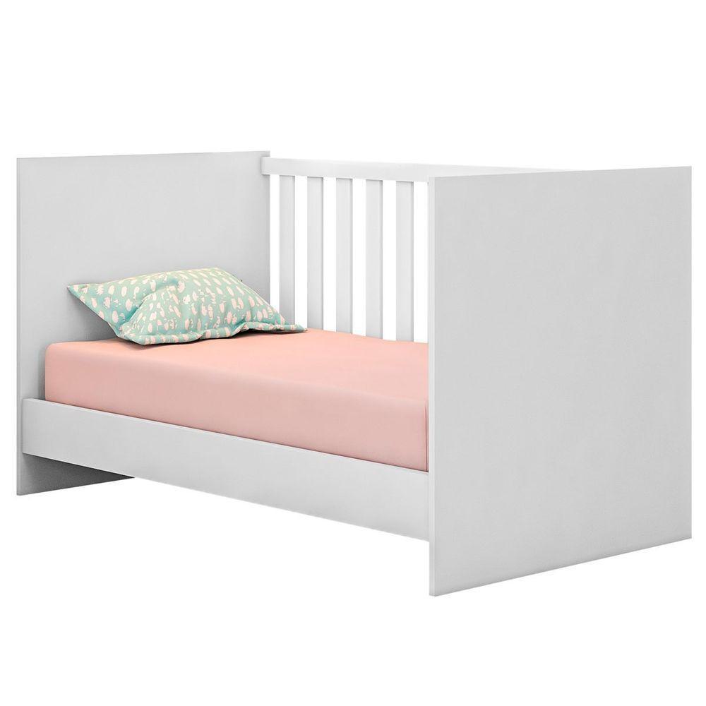 Berço Infantil Mini Cama Mdp Doce Mel Branco - 5