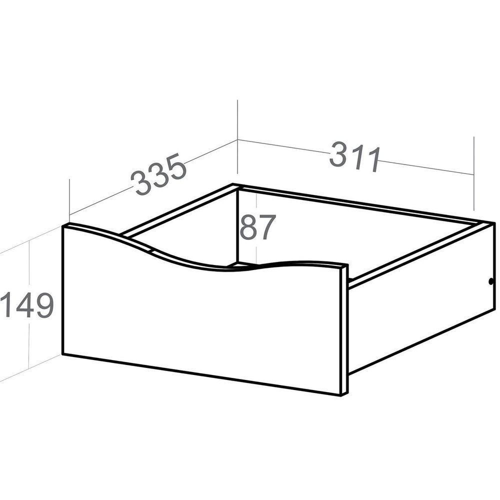 Gaveteiro 4 Gavetas Com Chave E Rodízios Pit Preto - 3