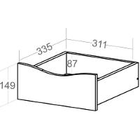 Gaveteiro 4 Gavetas Com Chave E Rodízios Pit Preto - 3
