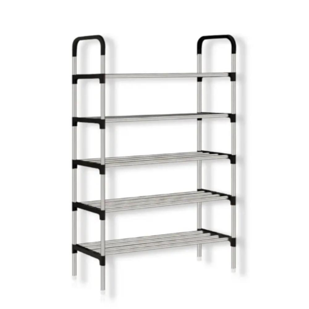 Estante Organizadora Multiuso 5 Prateleiras Sapateira Modular 15 Pares Lavanderia Rack Multiuso Bporta Calcados Brinqued - 1