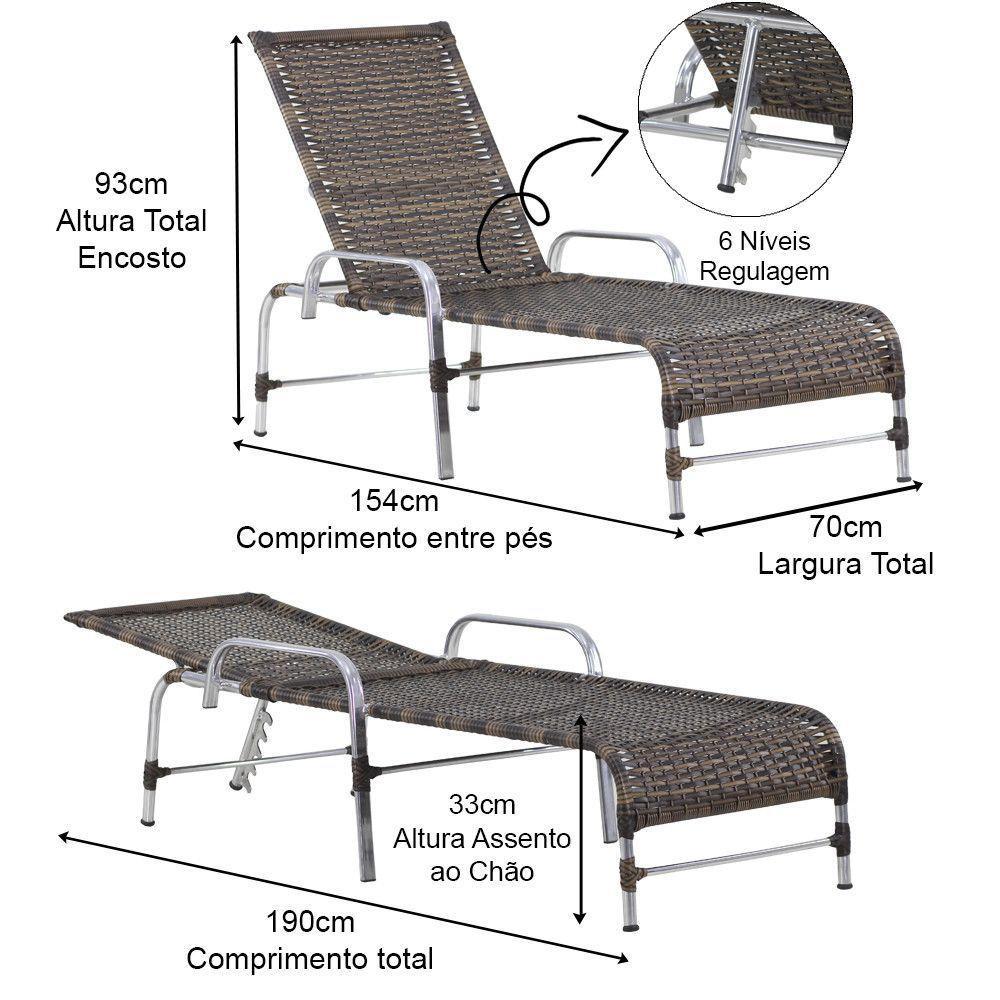 4 Cadeiras E Mesa, 2 Espreguiçadeiras, 1 Balanço E Chaise Pedra Ferro - 10