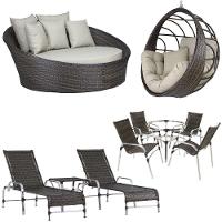 4 Cadeiras E Mesa, 2 Espreguiçadeiras, 1 Balanço E Chaise Pedra Ferro - 1