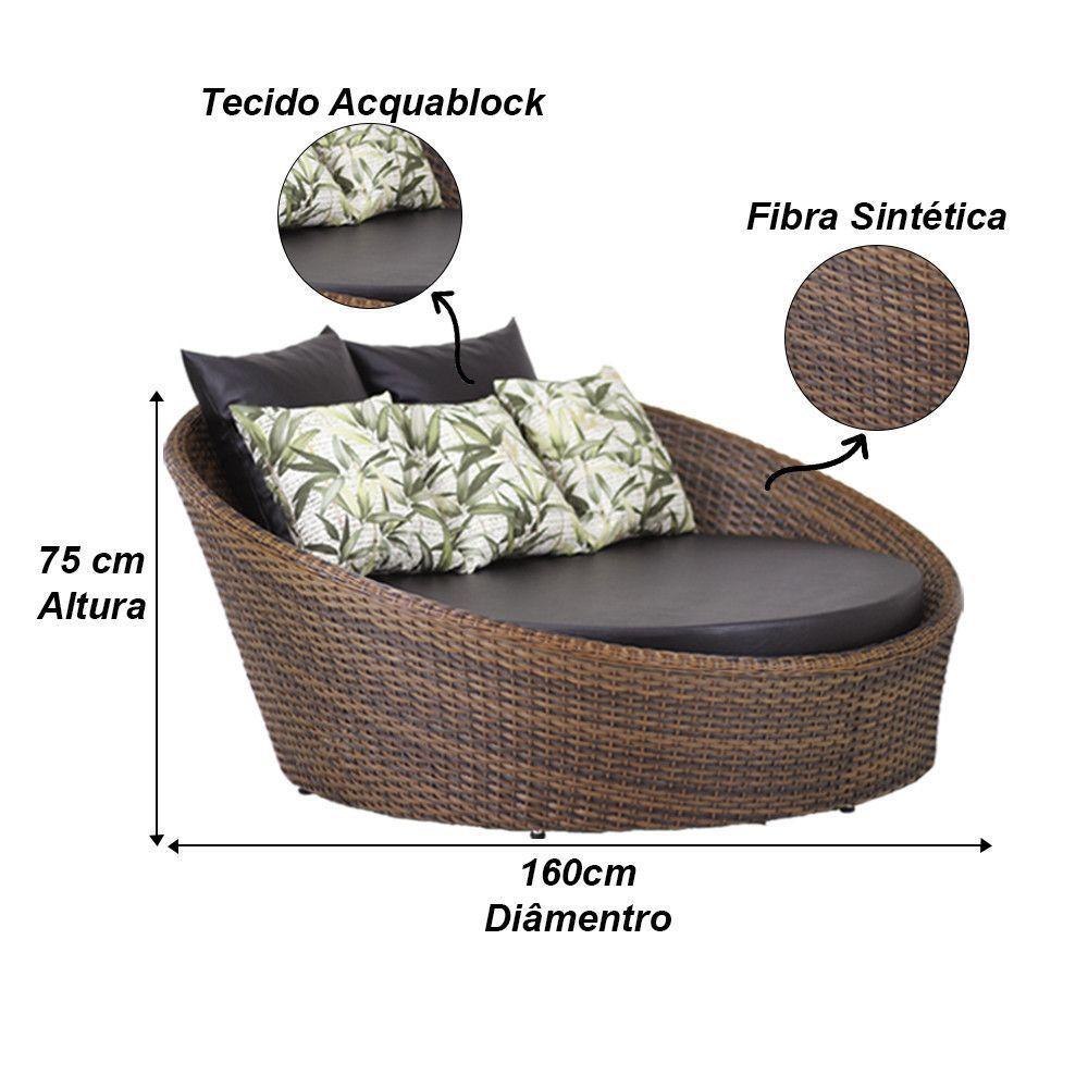 4 Cadeiras E Mesa, 2 Espreguiçadeiras, 1 Balanço E Chaise Argila - 3