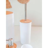 Kit Para Banheiro Em Bambu 6 Peças Branco - 5