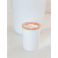 Kit Para Banheiro Em Bambu 6 Peças Branco - 7