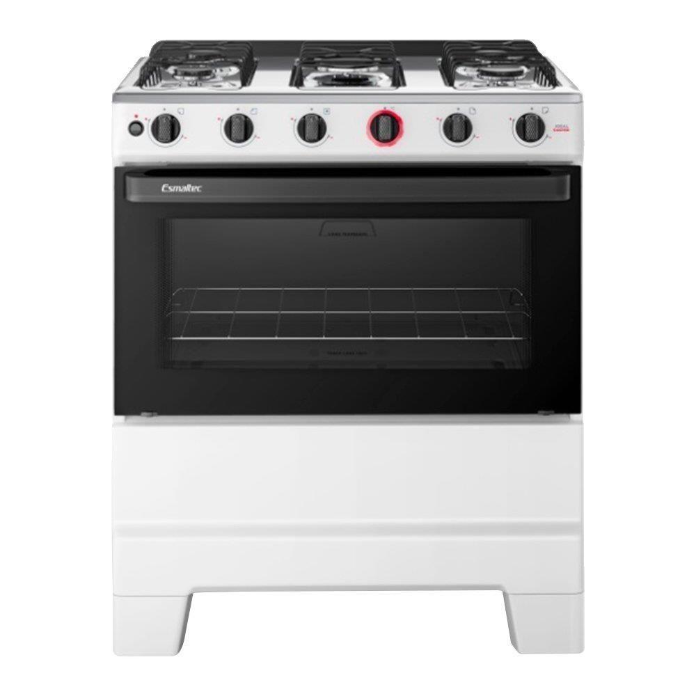 Fogão 5 Bocas Esmaltec Ideal Super Mesa em Aço Inox Acendimento Automático F5IAB5121 Branco - Bivolt - 2