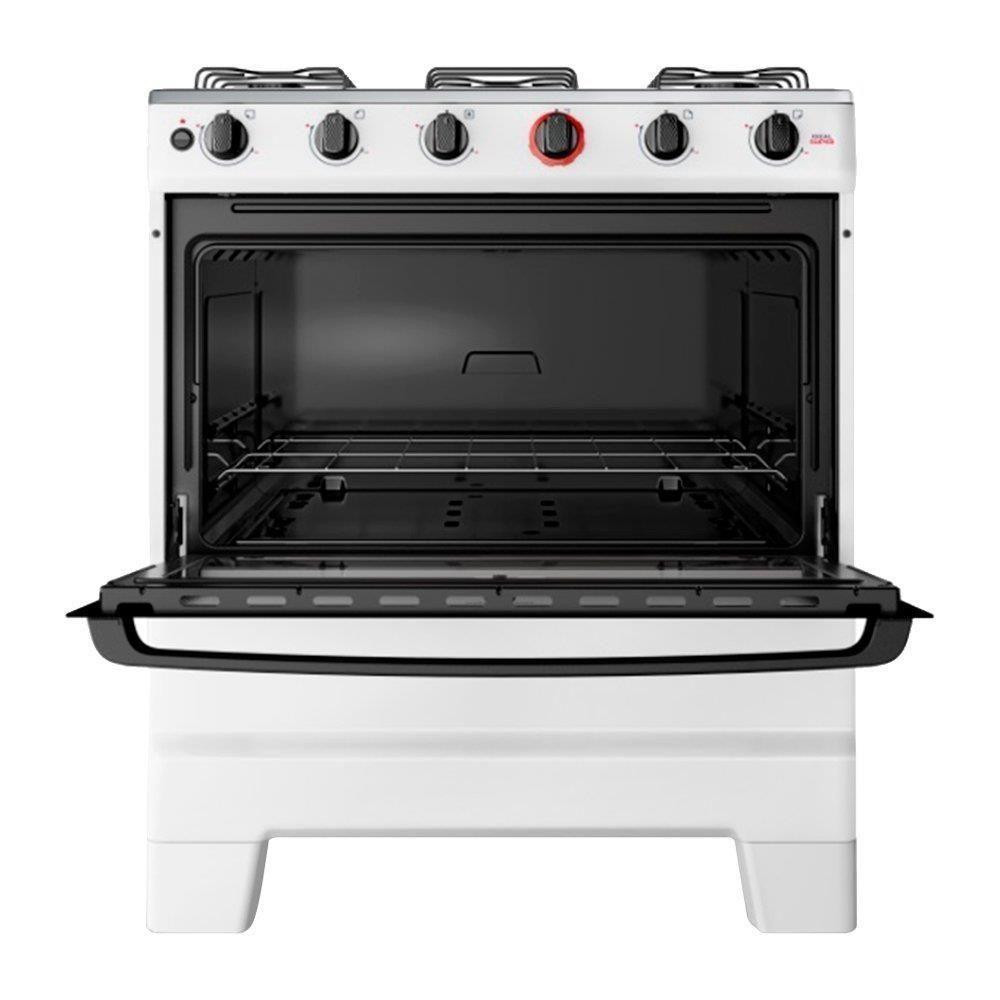 Fogão 5 Bocas Esmaltec Ideal Super Mesa em Aço Inox Acendimento Automático F5IAB5121 Branco - Bivolt - 3