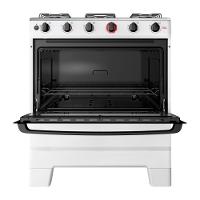 Fogão 5 Bocas Esmaltec Ideal Super Mesa em Aço Inox Acendimento Automático F5IAB5121 Branco - Bivolt - 3