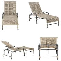 Espreguiçadeira Catar Mesa Corda Alumínio Náutica Piscina Rami - 5