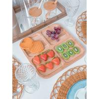 Petisqueira De Bambu Com 4 Divisões 29,5 Cm X 29,5 Cm - 2