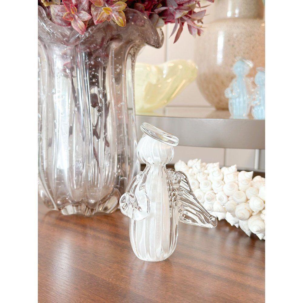 Mini Anjo Uriel Murano G (10 Cm) Branco - 2