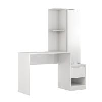 Escrivaninha Com Armario 1 Porta 1 Gaveta 1 Nicho Office Bélgica Branco - 6