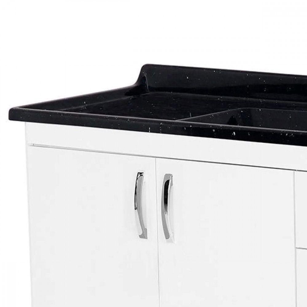 Tampo Para Pia De Cozinha Rorato Marmoplan 1,20 M Preto - 5