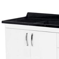 Tampo Para Pia De Cozinha Rorato Marmoplan 1,20 M Preto - 5