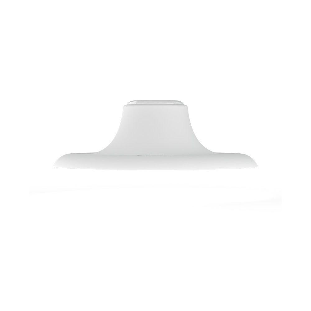 Kit 20 Plafons Taschibra Porcelana Redondo E27 Bivolt Branco - 4