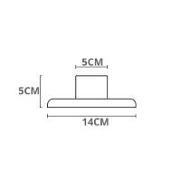 Kit 20 Plafons Taschibra Porcelana Redondo E27 Bivolt Branco - 5