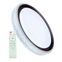 Plafon Led Redondo Sobrepor íris 20w Com Controle Remoto Bivolt Preto - 1