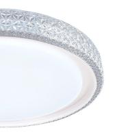 Plafon Led Redondo Sobrepor íris 20w Com Controle Remoto Bivolt Branco