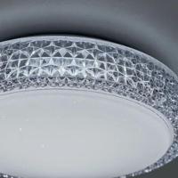 Plafon Led Redondo Sobrepor íris 20w Com Controle Remoto Bivolt Branco - 7