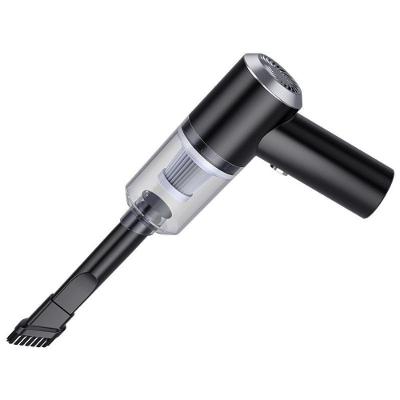Aspirador Portátil sem Fio Automotivo Recarregável Preto para Limpeza de Veículos e Ambientes