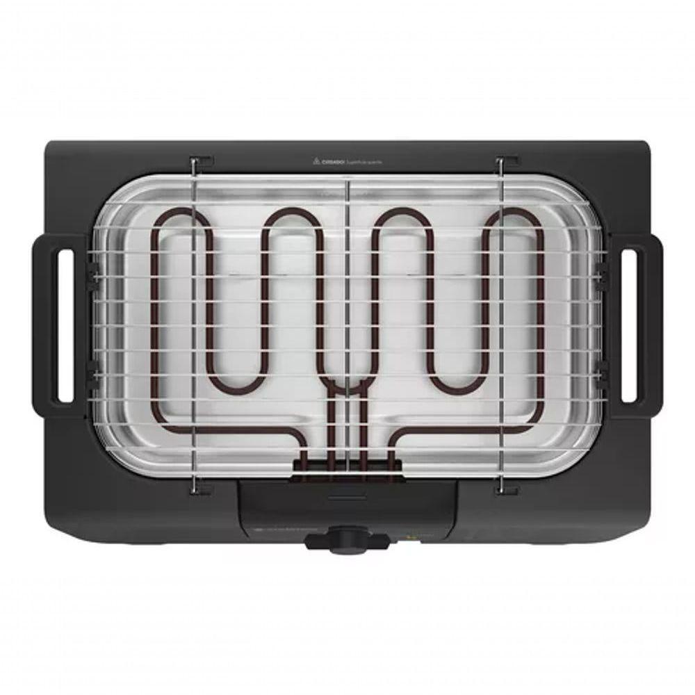 Churrasqueira Elétrica Grill Menu Grl810 Preta Cadence - 220v - 1