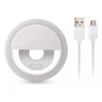 Mini Ring Light Selfie Com Luz De Led Para Celular - 1