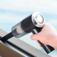 Mini Aspirador De Pó Sem Fio Portátil Para Carro Casa Preto Carregamento Via USB - 3